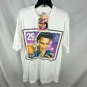 Vintage 1992 Cal Cru Elvis Presley T-Shirt - Size XL